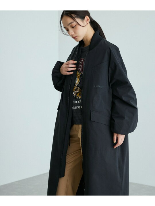 楽天市場】【GANNI(ガニー)】 Tech Seersucker Oversized Shell Coat  