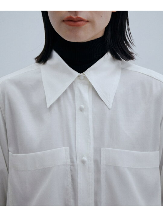 楽天市場】【SALE／20%OFF】ステッチディテールロングシャツ ADAM ET 