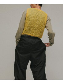 【SALE／50%OFF】[TOPS]MOHAIR FISHNET HAND KNIT VEST M TO R アダムエロペ トップス ニット グレー ホワイト ネイビー イエロー【RBA_E】【送料無料】[Rakuten Fashion]