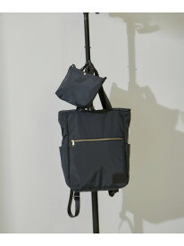 【WEB限定】[ショルダーバッグ付き・UNISEX・軽量]2WAYリュック&ミニショルダー2 SALON adam et rope' サロン アダム エ ロペ バッグ リュック・バックパック ベージュ ブラック ネイビー【先行予約】*【送料無料】[Rakuten Fashion]