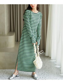 【SALE／60%OFF】ジャガードマルチボーダーカットワンピ VIS ビス ワンピース・ドレス ワンピース ネイビー ブラック グリーン【RBA_E】[Rakuten Fashion]