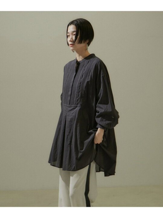 楽天市場】【WEB限定】ピンタックチュニックブラウス/24SS SALON adam 