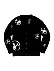 【SALE／50%OFF】Richardson All-Over Glyph Cardigan bonjour records ボンジュールレコード トップス カーディガン ブラック ブラウン【RBA_E】【送料無料】[Rakuten Fashion]