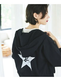 ＜好評につき追加決定!＞【agnes b.*NERGY】UV エトワールフーディーZIP UP NERGY ナージー トップス パーカー・フーディー ブラック ベージュ【送料無料】[Rakuten Fashion]