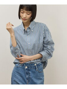 �yBrooks Brothers(�u���b�N�X �u���U�[�Y)�z�ʒ� STRIPE BD SHIRT ADAM ET ROPE' FEMME �A�_���G���y �g�b�v�X �V���c�E�u���E�X �u���[ �x�[�W���y���������z[Rakuten Fashion]