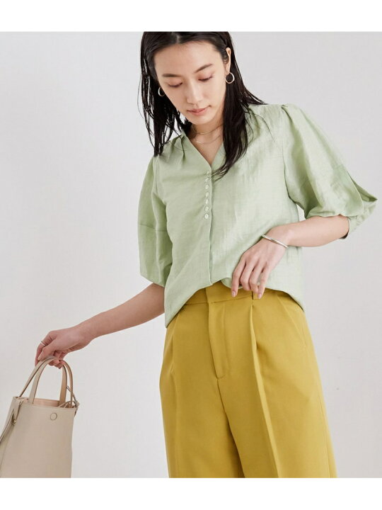 楽天市場】【SALE／30%OFF】バルーンショートスリーブブラウス ADAM ET  