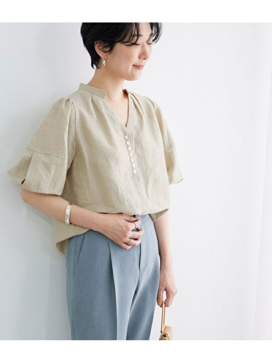 楽天市場】【SALE／30%OFF】バルーンショートスリーブブラウス ADAM ET  