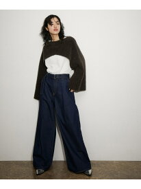 【SALE／40%OFF】バブル2WAYニットベスト ADAM ET ROPE' FEMME アダムエロペ トップス ベスト・ジレ ブラック ベージュ ブルー【RBA_E】【送料無料】[Rakuten Fashion]