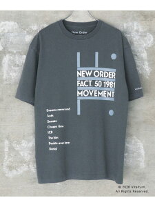 New Order/�j���[�E�I�[�_�[ for bonjour records Official T-shirt bonjour records �{���W���[�����R�[�h �g�b�v�X �J�b�g�\�[�ET�V���c �u���b�N�y���������z[Rakuten Fashion]