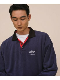 《別注》【UMBRO】Pile Gameshirt / UNISEX ADAM ET ROPE' HOMME アダムエロペ トップス カットソー・Tシャツ ブラック ネイビー【送料無料】[Rakuten Fashion]