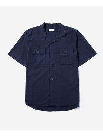 【SALE／50%OFF】Hanley SS Shirt Saturdays NYC サタデーズ　ニューヨークシティ トップス シャツ・ブラウス ネイビー パープル【RBA_E】【送料無料】[Rakuten Fashion]