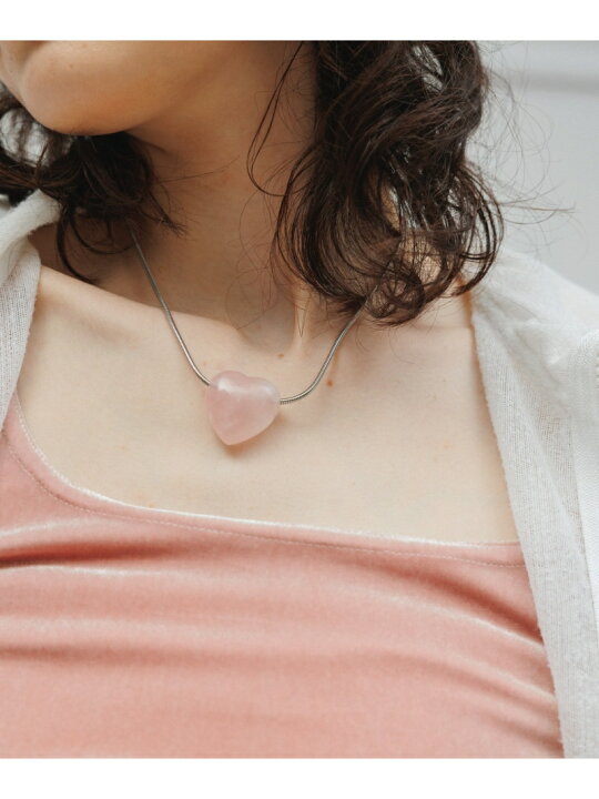 楽天市場】【MARLAND BACKUS】HEART STONE NECKLACE M TO R 