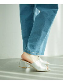 ソフトストレッチアッパーミュール ROPE' PICNIC PASSAGE ロペピクニック シューズ・靴 サンダル ブラック シルバー【送料無料】[Rakuten Fashion]