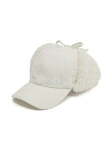 �{�A�����ĕt���L���b�v JUN&ROPE' �W�����A���h���y �X�q �L���b�v �u���b�N �z���C�g�y���������z[Rakuten Fashion]