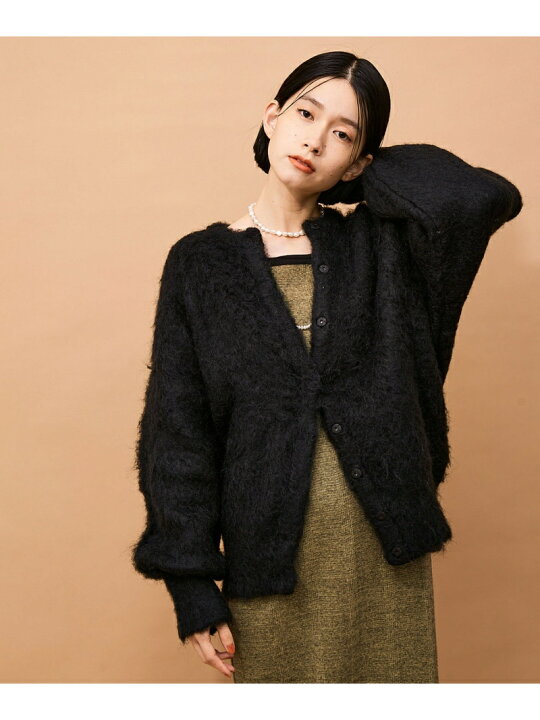 楽天市場】【WEB限定】ファーニットミドルカーディガン ADAM ET ROPE  