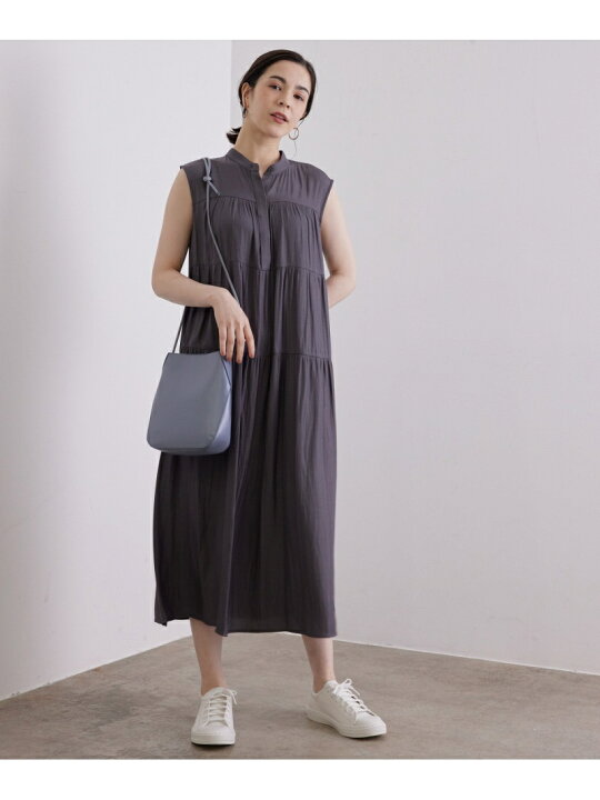 楽天市場】【SALE／50%OFF】ノースリーブティアードワンピース SALON 