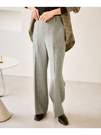 ベイカーワイドパンツ/通勤対応 ROPE' PICNIC ロペピクニック パンツ その他のパンツ グレー ネイビー【送料無料】[Rakuten Fashion]