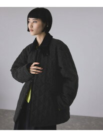 【LAVENHAM for ADAM ET ROPE'】別注 SQUARE HEM RAYDON WOOL ADAM ET ROPE' FEMME アダムエロペ ジャケット・アウター ナイロンジャケット ブラック【送料無料】[Rakuten Fashion]