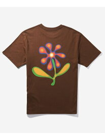 【SALE／30%OFF】Airbrush Flower SS Tee Saturdays NYC サタデーズ　ニューヨークシティ トップス カットソー・Tシャツ ブラウン ブルー【RBA_E】【送料無料】[Rakuten Fashion]