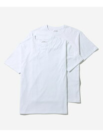 Snyc 2 Pack S/S Tee Saturdays NYC サタデーズ　ニューヨークシティ トップス その他のトップス ホワイト【送料無料】[Rakuten Fashion]