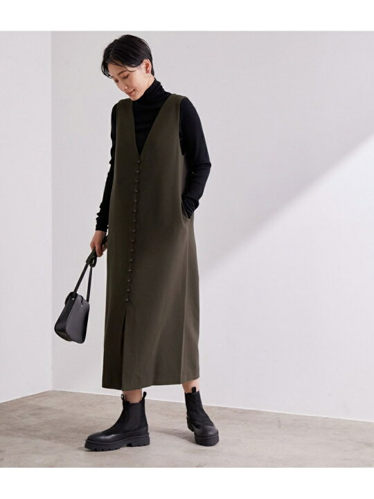 楽天市場】【SALE／40%OFF】Vネックジャンパードレス ADAM ET ROPE  
