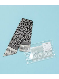 アイススカーフ ADAM ET ROPE' FEMME アダムエロペ ファッション雑貨 マフラー・ストール・ネックウォーマー ブラック ホワイト ベージュ[Rakuten Fashion]