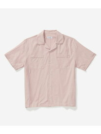 【SALE／50%OFF】Cameron S/S Shirt Saturdays NYC サタデーズ　ニューヨークシティ トップス シャツ・ブラウス ホワイト ブルー ピンク【RBA_E】【送料無料】[Rakuten Fashion]