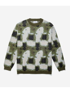 �ySALE�^70%OFF�zWade Glass Print Sweater Saturdays NYC �T�^�f�[�Y�@�j���[���[�N�V�e�B �g�b�v�X �j�b�g �l�C�r�[�yRBA_E�z�y���������z[Rakuten Fashion]