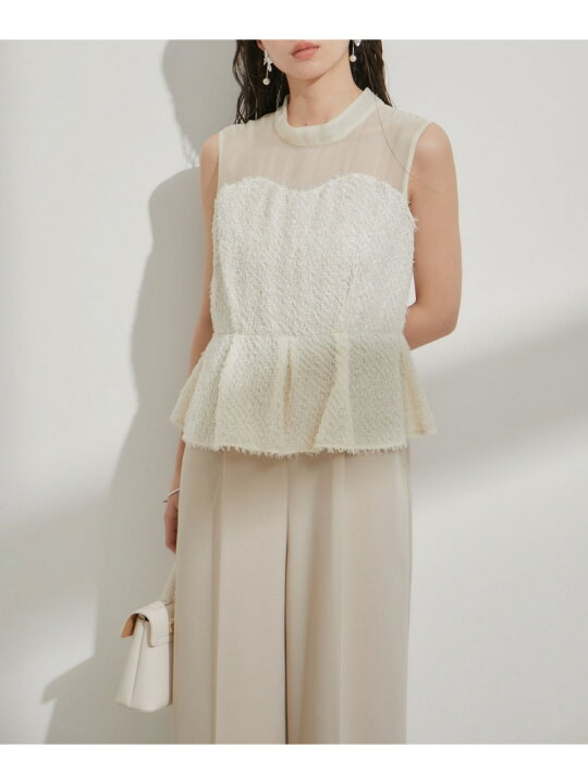 楽天市場】【SALE／60%OFF】【VISDRESS】異素材切り替えビスチェ風 