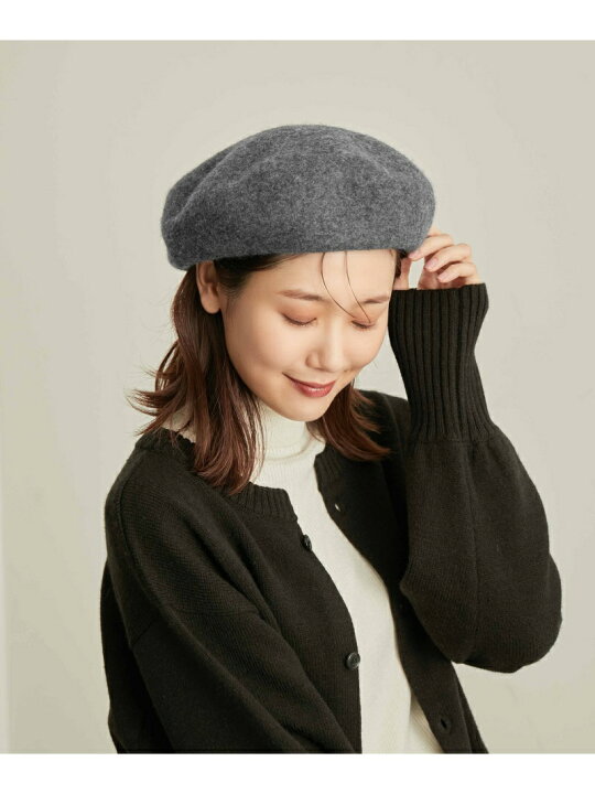 楽天市場】【SALE／30%OFF】ウールフェルトベレー帽 ROPE