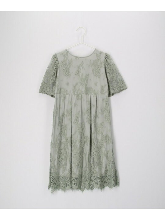 楽天市場 Kids Mon E Toile ウエストタックレースdress Rope Picnic ロペピクニック ワンピース ドレス その他の ワンピース ドレス グリーン ピンク 送料無料 Rakuten Fashion J Adore Jun Online