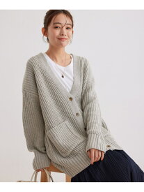 【SALE／47%OFF】畔編Vネックカーデイガン JAYRO ジャイロ トップス カーディガン グレー ブラウン オレンジ【RBA_E】[Rakuten Fashion]