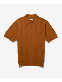 【SALE／40%OFF】Jahmad Knit Polo Saturdays NYC サタデーズ　ニューヨークシティ トップス ポロシャツ ブラウン パープル【RBA_E】【送料無料】[Rakuten Fashion]