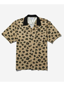 【SALE／40%OFF】Leopard Open Collar S/S Shirt Saturdays NYC サタデーズ　ニューヨークシティ トップス シャツ・ブラウス レッド ネイビー【RBA_E】【送料無料】[Rakuten Fashion]