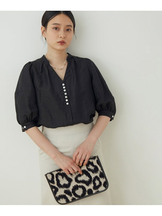 楽天市場】【SALE／30%OFF】バルーンショートスリーブブラウス ADAM ET 