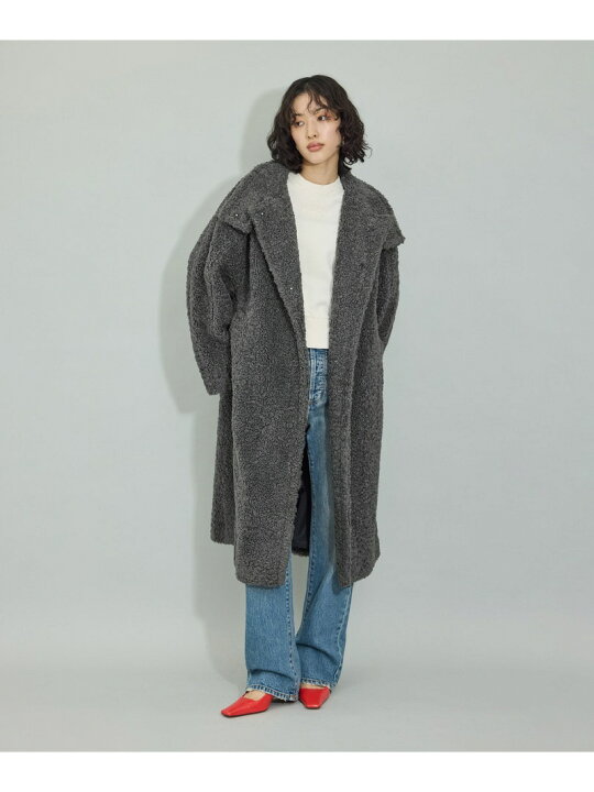 楽天市場】【SALE／30%OFF】【WEB限定】スタンドカラーボアコート ADAM 