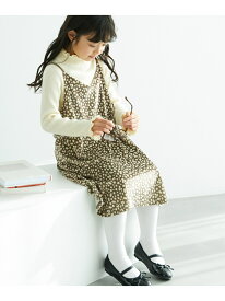 【SALE／64%OFF】【KIDS】リンクコーデ/べロアキャミワンピース ROPE' PICNIC KIDS ロペピクニック ワンピース・ドレス ワンピース グレー カーキ【RBA_E】[Rakuten Fashion]