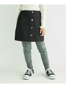 �ySALE�^50%OFF�z�yKIDS�z�t�����g�{�^���C���p���c�t���X�J�[�g/WEB����T�C�Y:110cm ROPE' PICNIC KIDS ���y�s�N�j�b�N �X�J�[�g ���̑��̃X�J�[�g �u���[ �u���b�N�yRBA_E�z[Rakuten Fashion]