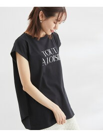 汗染み防止/オーガニックコットンゼロスリーブTシャツ ROPE' PICNIC ロペピクニック トップス カットソー・Tシャツ ブラック ホワイト ブルー【送料無料】[Rakuten Fashion]