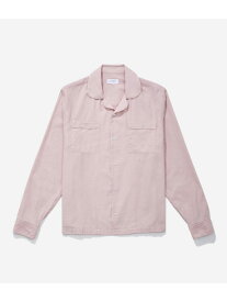 【SALE／50%OFF】Clint L/S Shirt Saturdays NYC サタデーズ　ニューヨークシティ トップス シャツ・ブラウス ホワイト ブルー ピンク【RBA_E】【送料無料】[Rakuten Fashion]