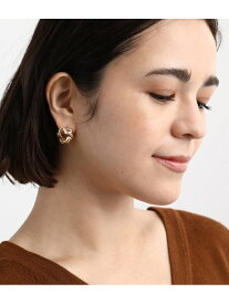 Twist triangle pierce SALON adam et rope' サロン アダム エ ロペ アクセサリー・腕時計 ピアス ゴールド シルバー[Rakuten Fashion]