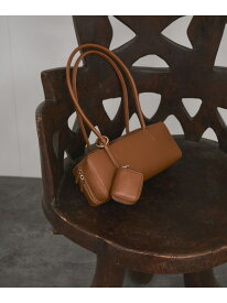 スプリットレザーワイドバッグ/横長バッグ[ミニポーチ付き] SALON adam et rope' サロン アダム エ ロペ バッグ ショルダーバッグ ブラック ブラウン【先行予約】*【送料無料】[Rakuten Fashion]