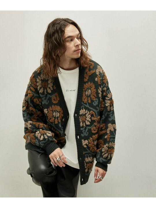 楽天市場】【SALE／70%OFF】フラワーニットルーズカーディガン JUNRED 