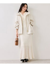 膨れジャガードカットソーワンピース VIS ビス ワンピース・ドレス ワンピース ブラック ベージュ【送料無料】[Rakuten Fashion]