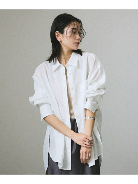 楽天市場】リネンオーバーシャツ[GENTLE LINEN] SALON adam et rope 