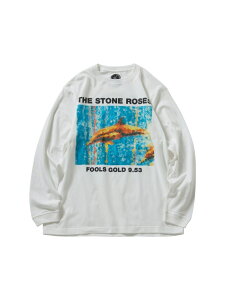 The Stone Roses/�U�E�X�g�[���E���[�[�X for bonjour records Official Long Sleeve T-shirt bonjour records �{���W���[�����R�[�h �g�b�v�X �J�b�g�\�[�ET�V���c �z���C�g �x�[�W���y���������z[Rakuten Fashion]