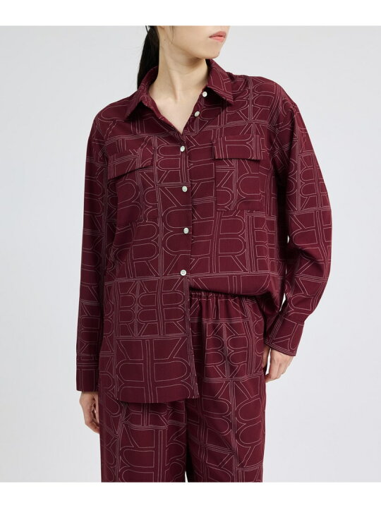 楽天市場】【SALE／70%OFF】モノグラムプリントシャツブラウス ROPE 