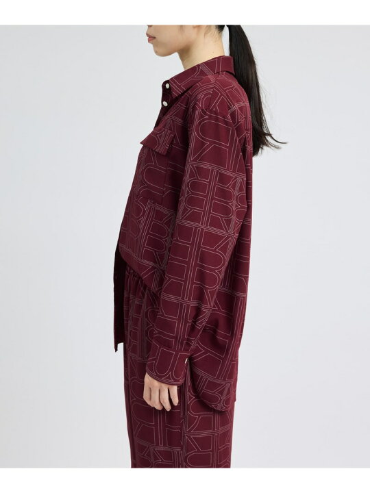楽天市場】【SALE／70%OFF】モノグラムプリントシャツブラウス ROPE 