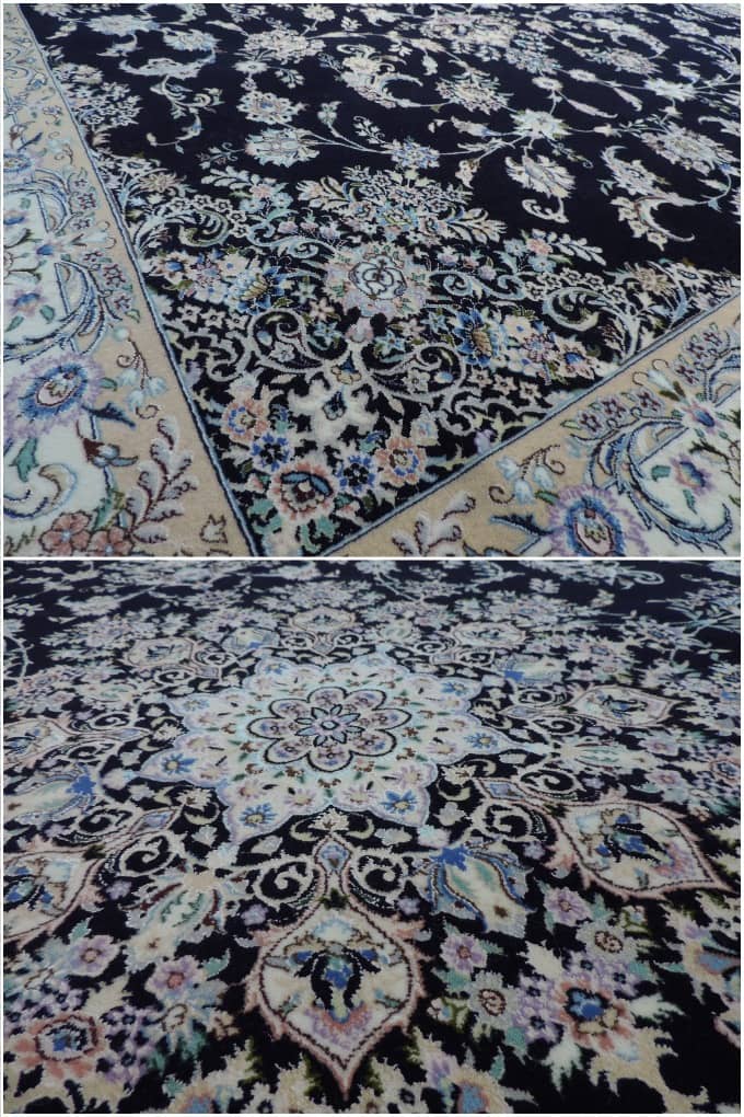 楽天市場】ペルシャ絨毯 カーペット ラグ ウール＆シルク 手織り 高級 