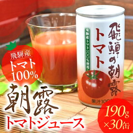 【JAひだ】飛騨の朝露ジュース（トマト）190g×30缶 トマトジュース とまと 飛騨の朝露 送料無料 ※沖縄・一部離島別途送料1000円※